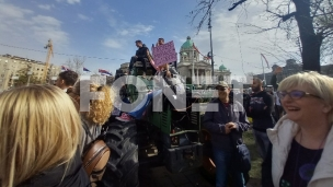 Sve više građana u centru grada